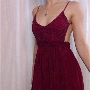 Burgundy Maxi Dress